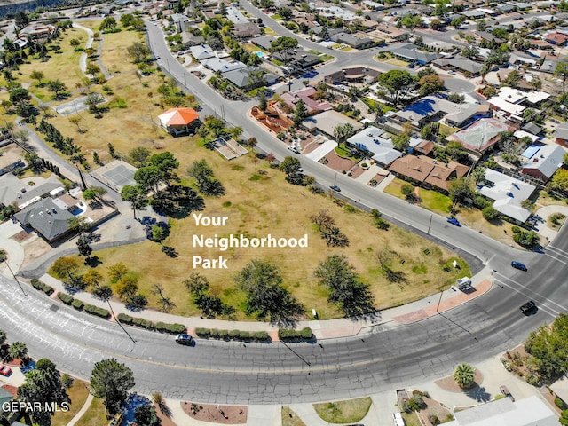 701 La Cruz Dr, El Paso, TX 79902 - aerial view with a residential view