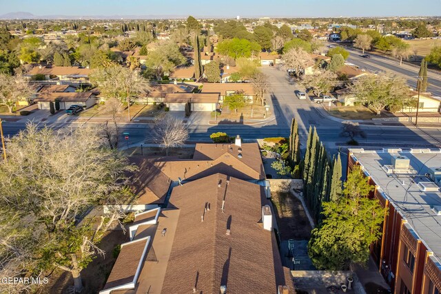 10632 Park View Cir, El Paso, TX 79935 - drone / aerial view featuring a residential view