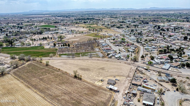 702 Thompson Rd, San Elizario, TX 79849 - bird's eye view featuring a mountain view