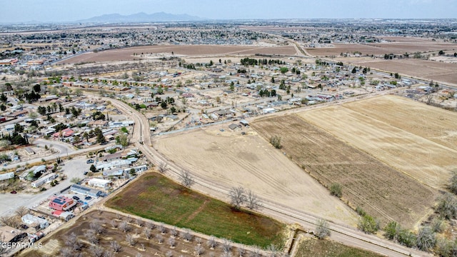 702 Thompson Rd, San Elizario, TX 79849 - drone / aerial view with a mountain view