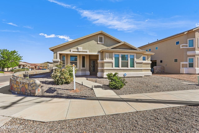14439 Eastbrook Dr, El Paso, TX 79938 - view of front of home with stucco siding