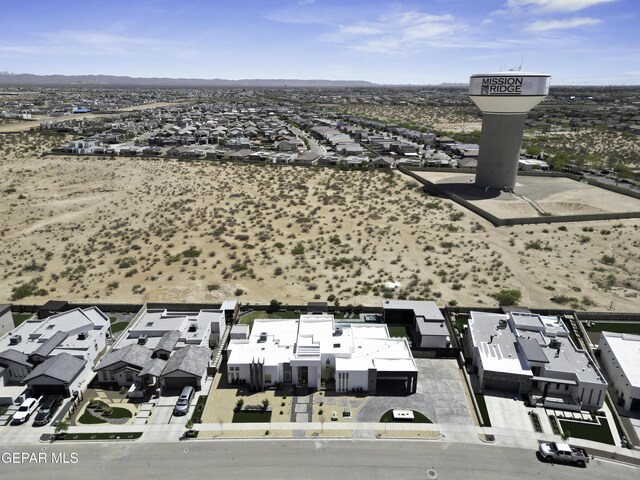 784 Brunswick Pl, Horizon City, TX 79928 - bird's eye view featuring a mountain view and a residential view