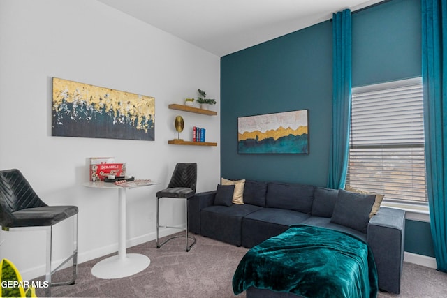 157 Bonnie Trl, Santa Teresa, NM 88008 - carpeted living area with baseboards