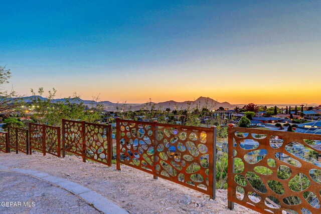 4108 Metetuye Ln, El Paso, TX 79902 - exterior space featuring a mountain view