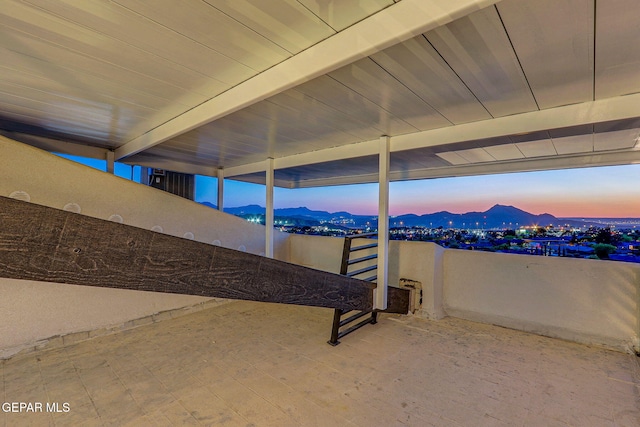 4108 Metetuye Ln, El Paso, TX 79902 - view of patio / terrace with a mountain view