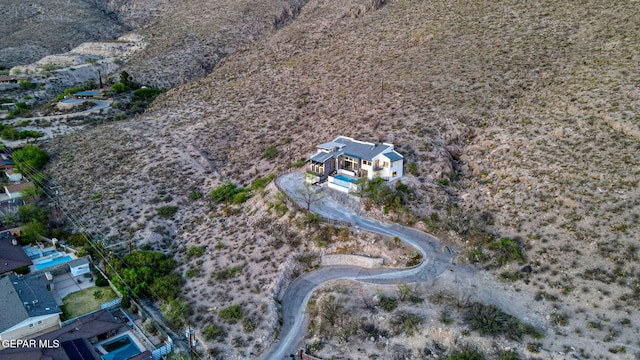4108 Metetuye Ln, El Paso, TX 79902 - bird's eye view with a rural view and view of desert