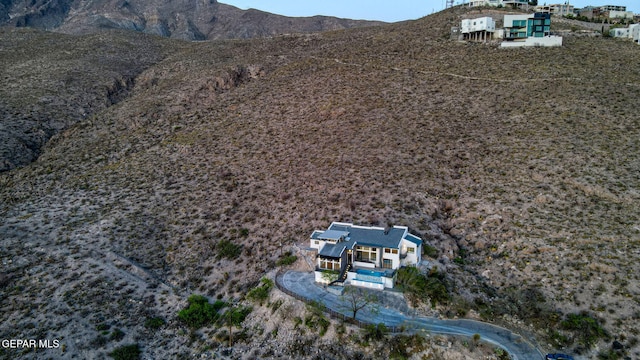 4108 Metetuye Ln, El Paso, TX 79902 - aerial view featuring a mountain view