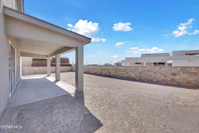view of patio / terrace with a fenced backyard