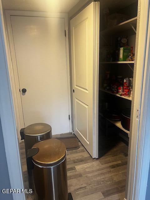 view of pantry