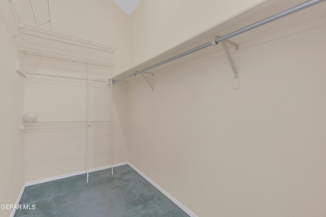 7341 Desierto Rojo Ct, El Paso, TX 79912 - walk in closet with dark colored carpet