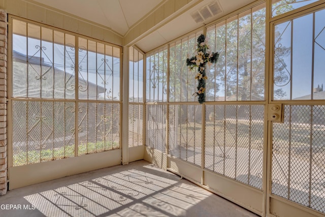 7341 Desierto Rojo Ct, El Paso, TX 79912 - unfurnished sunroom featuring plenty of natural light and visible vents