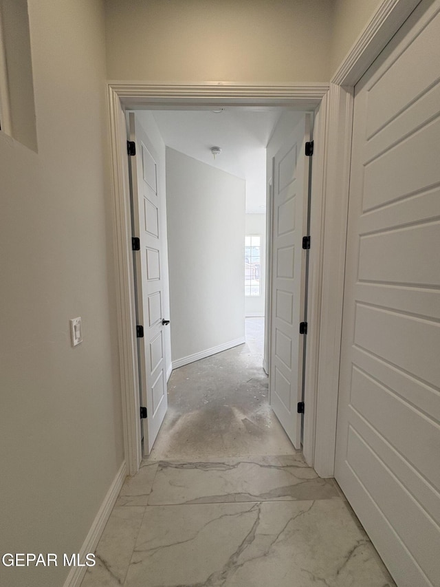 11345 Ardelle Ave, El Paso, TX 79936 - hall with marble finish floor and baseboards