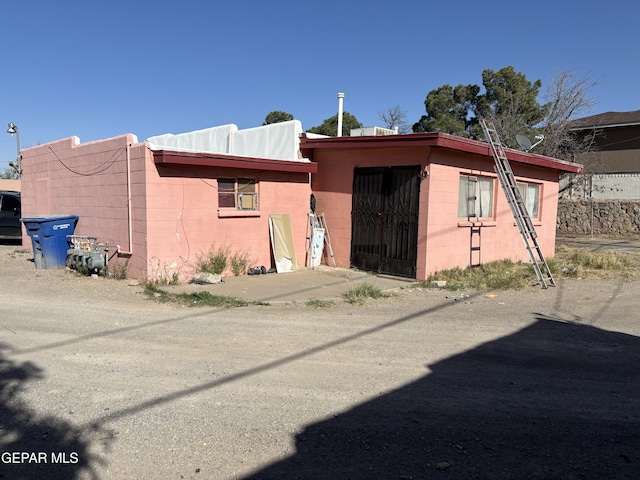 8154 Holloway Pl, El Paso, TX 79907 - view of front of home with concrete block siding