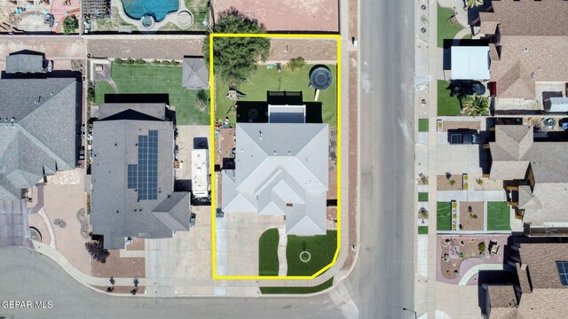 7350 La Casa Way, Canutillo, TX 79835 - aerial perspective of suburban area