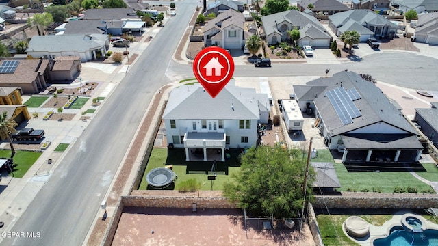 7350 La Casa Way, Canutillo, TX 79835 - aerial view of residential area