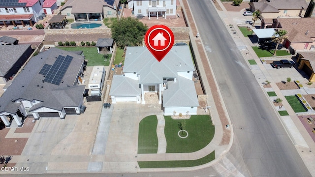 7350 La Casa Way, Canutillo, TX 79835 - aerial perspective of suburban area