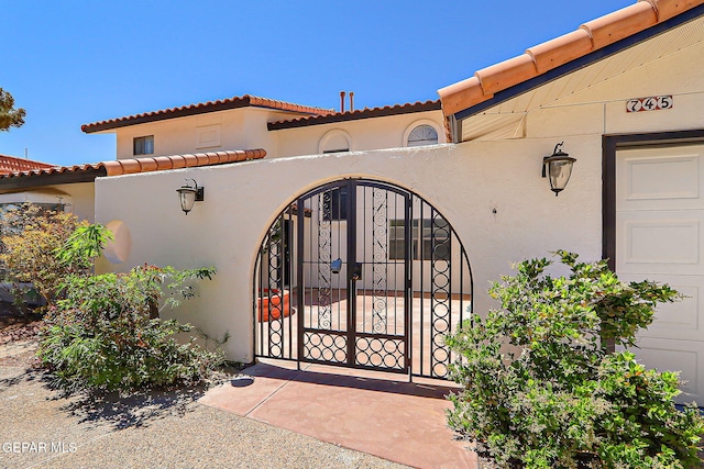 view of gate