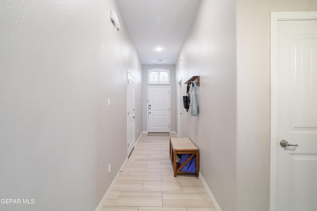 7825 Enchanted Ridge Dr, El Paso, TX 79911 - hallway with baseboards and recessed lighting