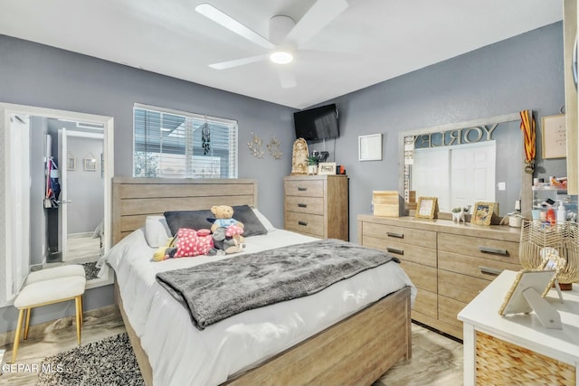 9966 Morocco Cir, El Paso, TX 79927 - bedroom with ceiling fan