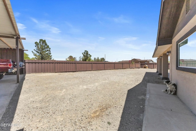 9966 Morocco Cir, El Paso, TX 79927 - view of yard featuring visible vents and a fenced backyard