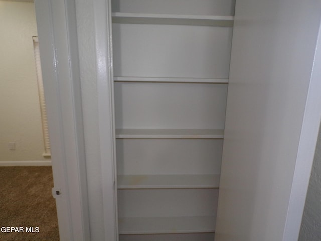 view of closet