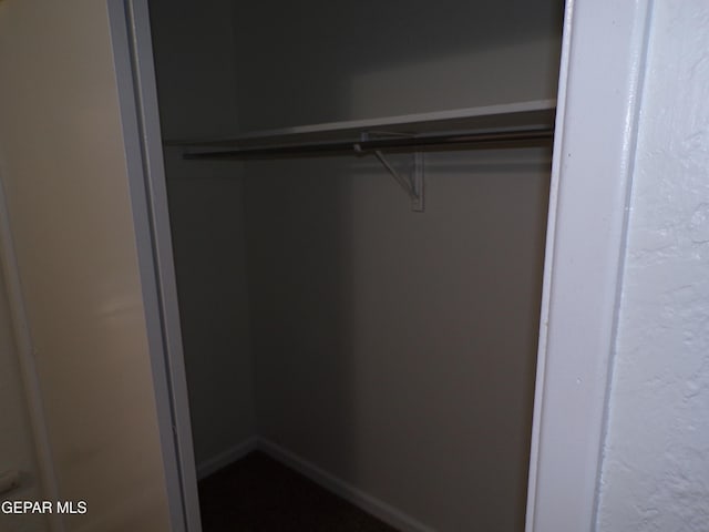 view of closet
