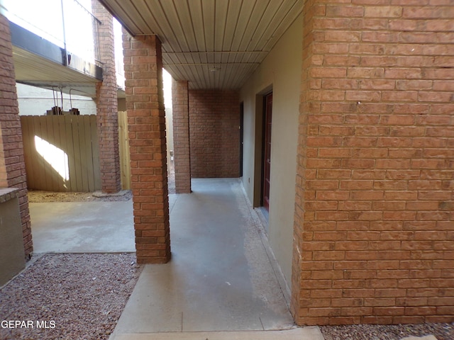 view of corridor