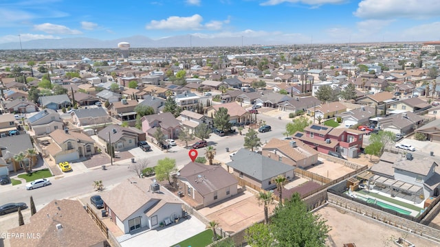 2352 Tierra Blanda Dr, El Paso, TX 79938 - aerial view with a residential view and a mountain view