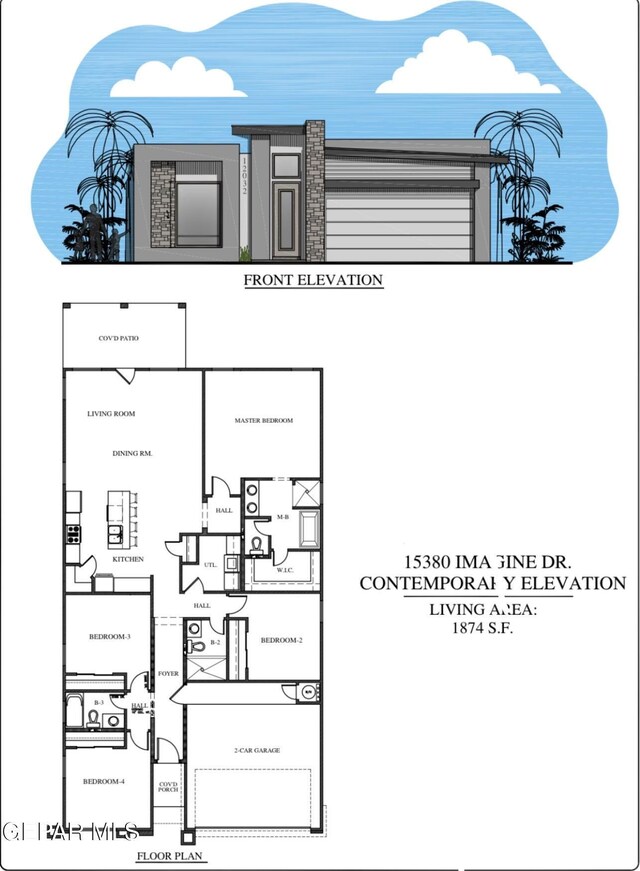 15380 Imagine Dr, El Paso, TX 79938 - floor plan