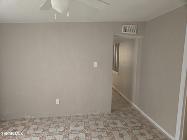 632 Mauer Rd, El Paso, TX 79915 - empty room with ceiling fan and light floors