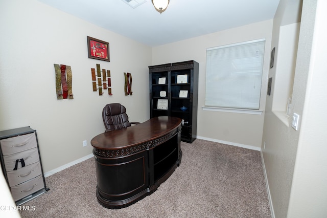 14700 Alton Oaks, El Paso, TX 79938 - home office featuring baseboards and carpet