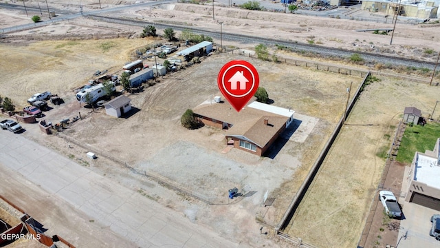 9668 Kathy Ave, El Paso, TX 79927 - aerial view featuring a rural view
