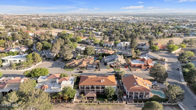birds eye view of property featuring a residential view