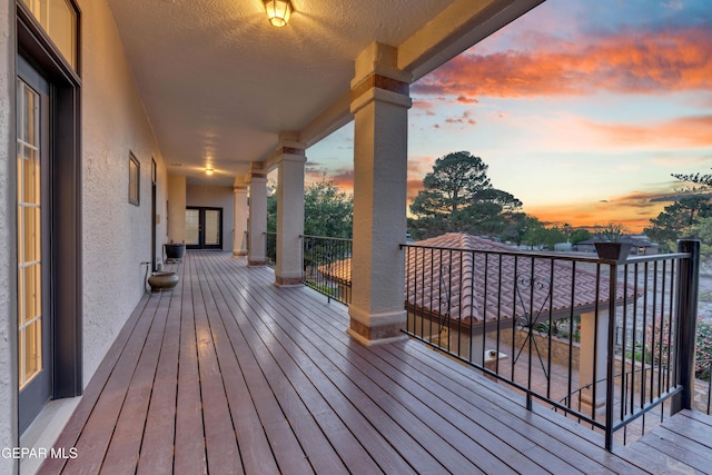 view of deck