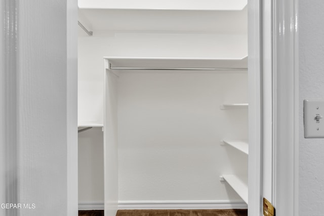view of closet