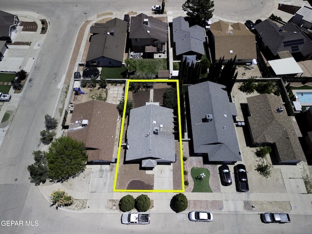 1808 Loanda Ln, El Paso, TX 79928 - aerial view featuring a residential view