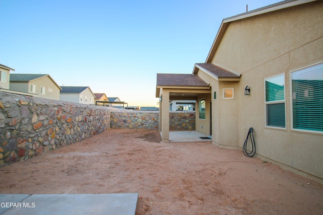 10716 Drew Pearson Dr, El Paso, TX 79924 - view of yard featuring a patio area and a fenced backyard