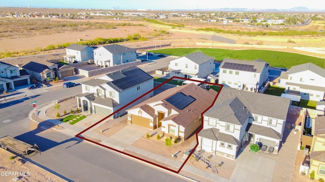 10716 Drew Pearson Dr, El Paso, TX 79924 - birds eye view of property featuring a residential view