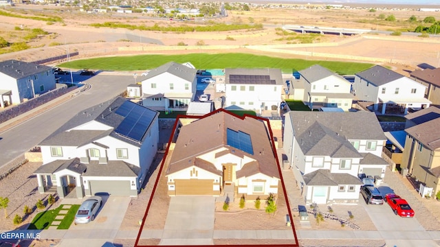 10716 Drew Pearson Dr, El Paso, TX 79924 - bird's eye view featuring a residential view