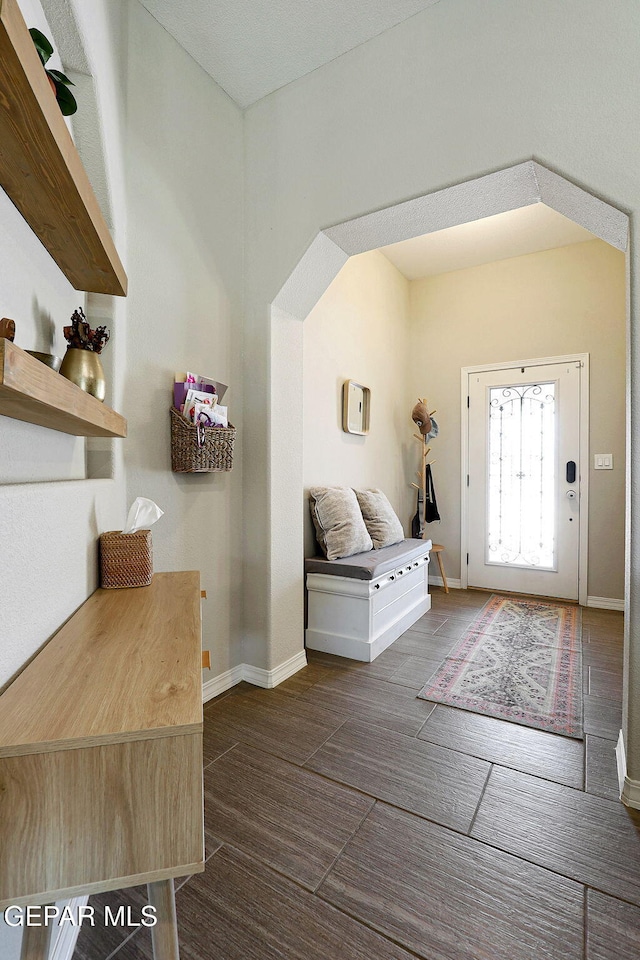 interior space with baseboards