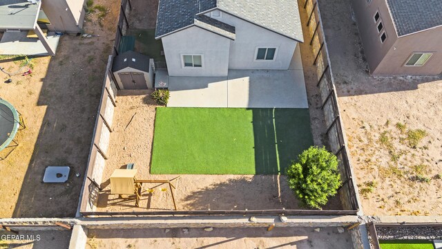 14218 Charles Pollock Ave, El Paso, TX 79938 - view from above of property