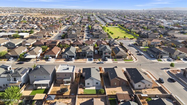 14218 Charles Pollock Ave, El Paso, TX 79938 - aerial view of property's location featuring nearby suburban area
