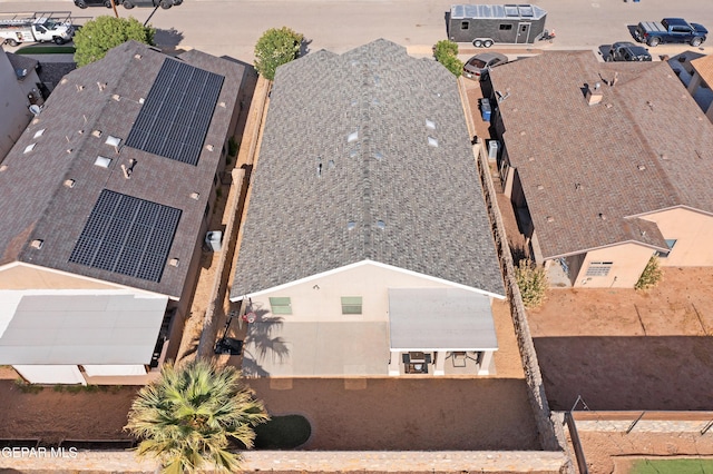 view of subject property