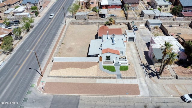 aerial view featuring a residential view