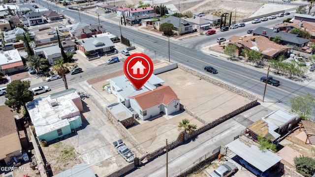 bird's eye view featuring a residential view