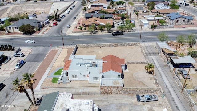 drone / aerial view featuring a residential view