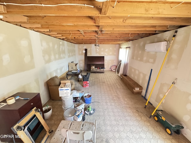 5013 Vulcan Ave, El Paso, TX 79904 - below grade area featuring an AC wall unit