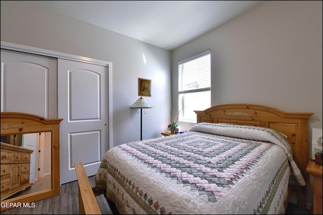 13162 Cleethorpes St, El Paso, TX 79928 - bedroom featuring wood finished floors and a closet