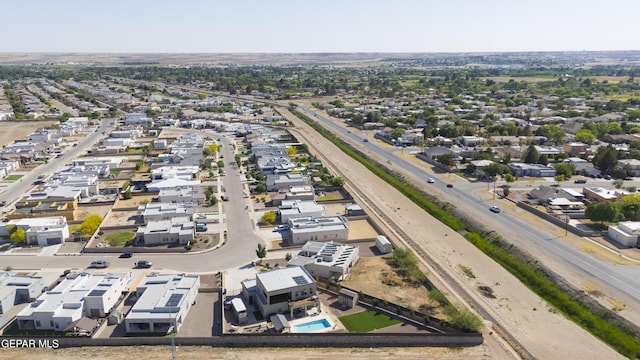 5859 Valley Palm Dr, El Paso, TX 79932 - aerial perspective of suburban area