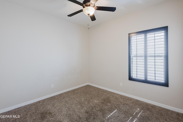 13145 Hazy, El Paso, TX 79938 - empty room with carpet, plenty of natural light, and ceiling fan